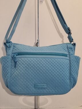 Vera Bradley Sky Blue Quilted Crossbody Bag
